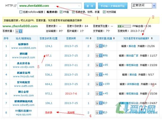 沂南友情链接检查工具的使用